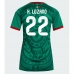 Mexiko Hirving Lozano #22 Hemma matchtröja Dam VM 2026 Kortärmad Billigt